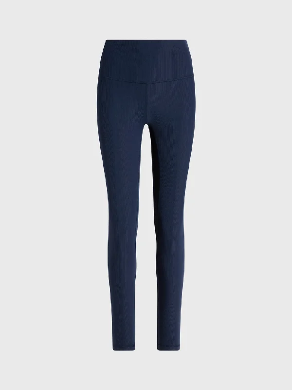 LULULEMON TRUE NAVY ALIGN RIBBED HR PANT 25"