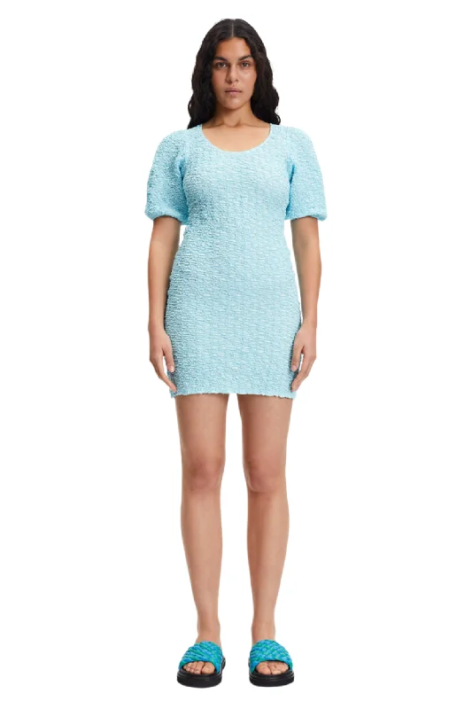 Sophia Dress in Iced Aqua