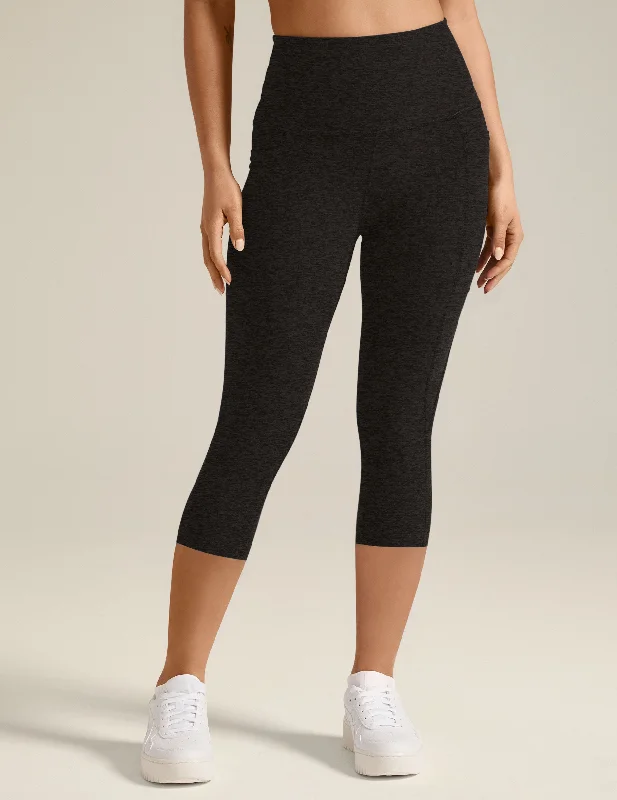 Spacedye Out Of Pocket High Waisted Capri Legging