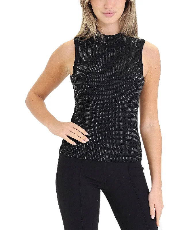 Crystal Studded Knit Tank